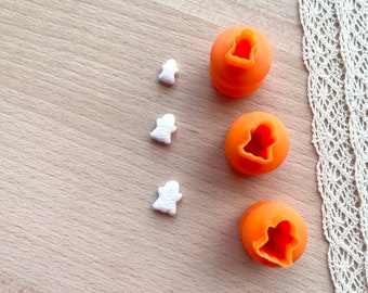 Ghost Polymer Clay Cutters: Halloween Earring Stud Dangle Tools