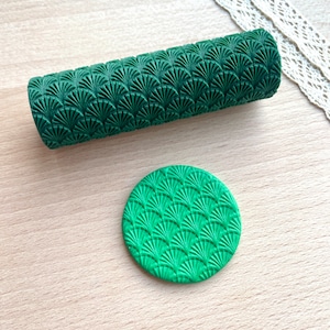 Polymer Clay Texture Roller/ Texture Roller/ Clay Cutters/ Clay tools/ Roller/ Seamless Roller/ Pattern Roller/ Art Deco Texture Roller