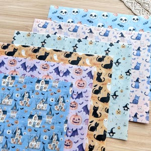 Clay Transfer Paper / Image Transfer Paper Bundle/ Polymer Clay Tools/ Water Soluble Transfer Paper for Polymer Clay/ Cute Halloween