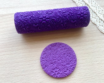 Polymer Clay Texture Roller/ Texture Roller/ Clay Cutters/ Clay tools/ Roller/ Seamless Roller/ Pattern Roller