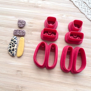 Polymer Clay Cutters/ Earring Cutters/ Dangle Earring Cutters/ Clay Cutters/ Clay tools/ Abstract Clay Cutter/ Boho Clay Cutter