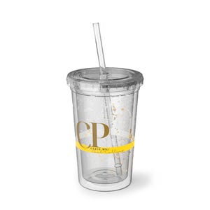 Acrylic Cup Tumbler - Soulful Drinkware, Stylish Mug, Unique Beverage Container, Cool Gift Idea, Trendy Water Bottle
