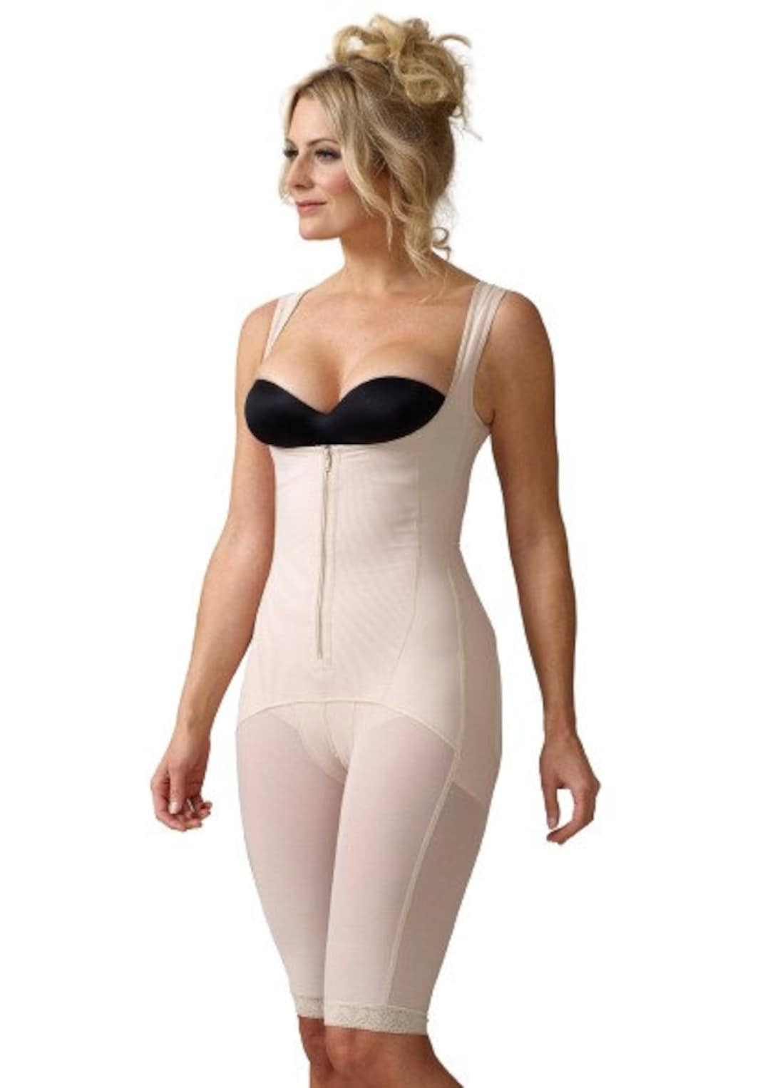 Colombian Strapless Butt Lifting Shapewear Bodysuit Girdle Powernet  Slimming New