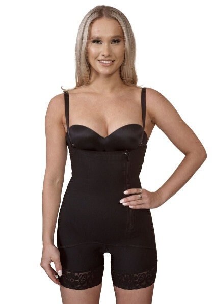 sachin and babi light blue dress Full Bodyshaper Bra Women Deep V Convertible Bra Thong Shapewear Backl main image 1
