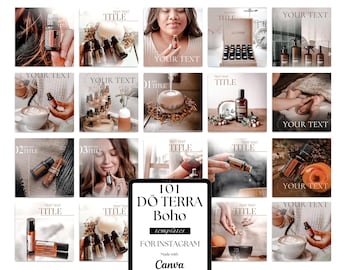 doTERRA social media Posts | doTERRA Canva Templates | doTERRA instagram posts | doTERRA marketing | doTERRA business| Essential Oils posts