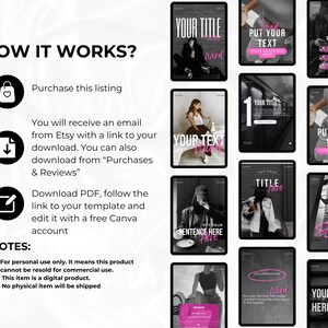 Pink Instagram Canva template bundle showing 36 editable posts, matching story slides, and 148 short vertical reels video covers in a soft pastel pink aesthetic for coaches, small businesses, and content creators, perfect for feminine Instagram branding and engagement-boosting social media content.