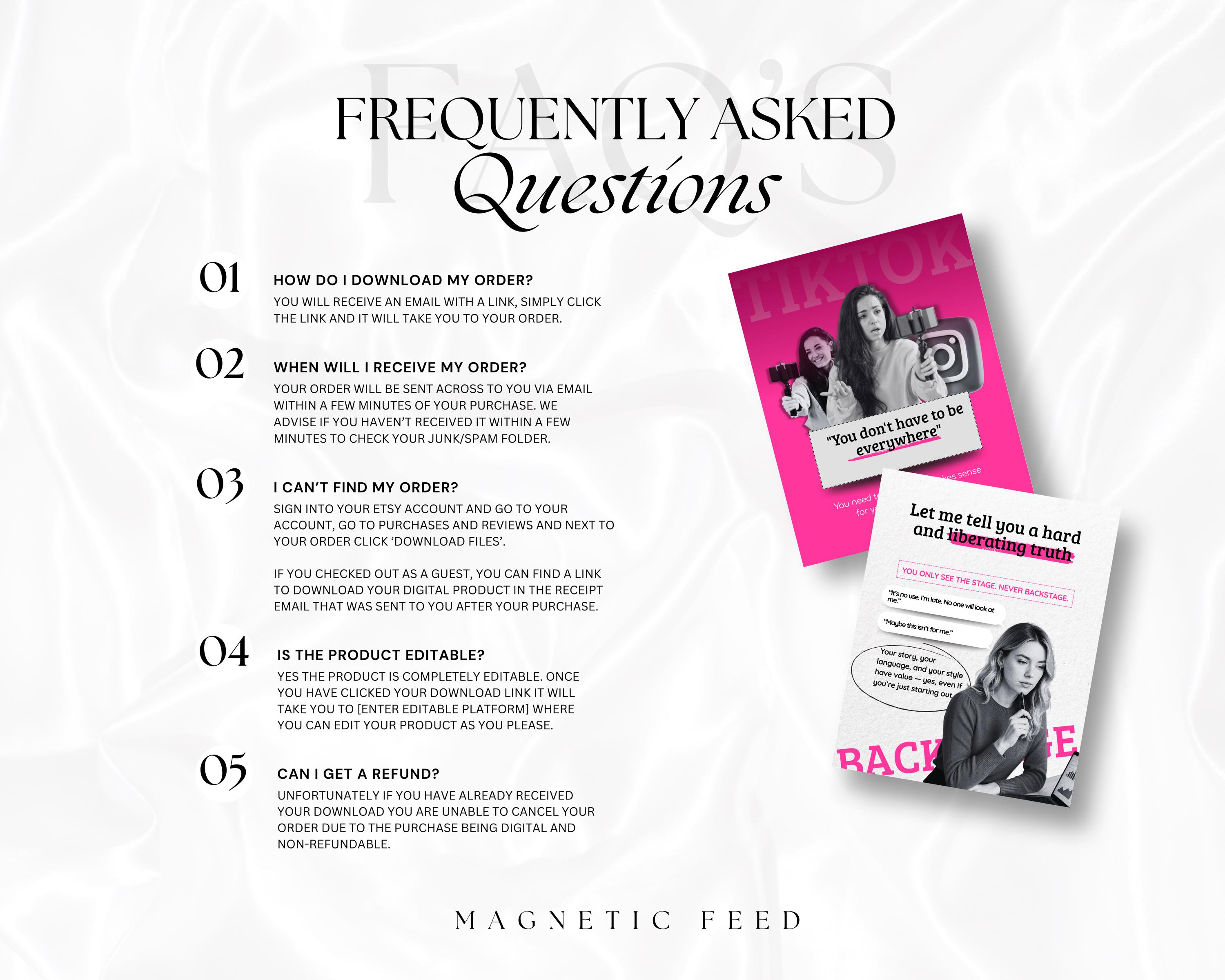 Pink Social Media Posts and Carousel Canva Templates: Digital Marketing ...