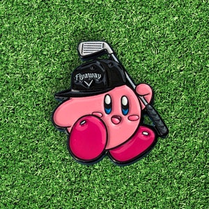 Pink Super Smash Golf Ball Marker - Cute Golf Gift Accessory