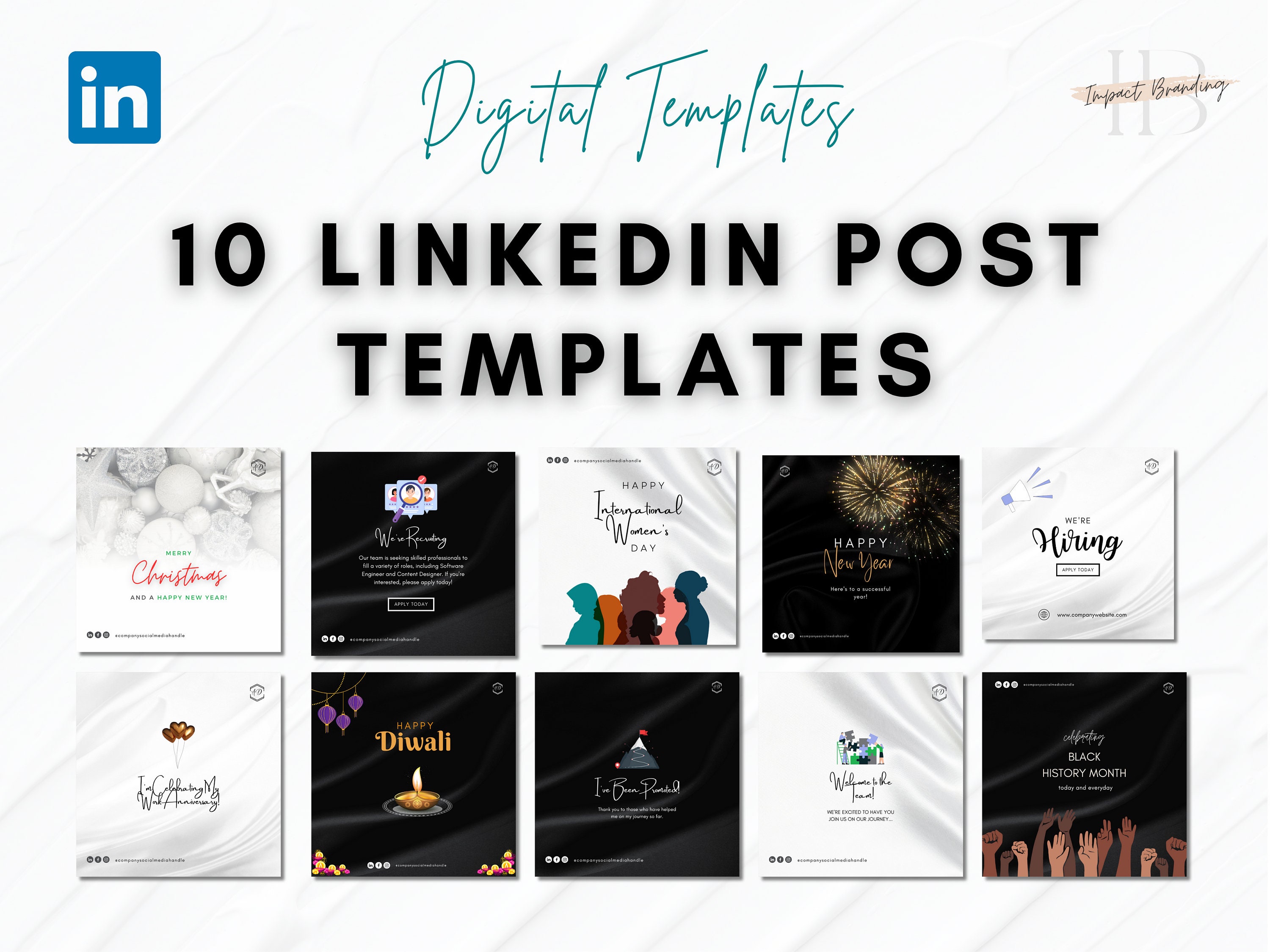 10 Minimal Linkedin Post Templates for All Occasions Linkedin Templates 10 Minimal Linkedin Post Templates for All Occasions Linkedin Templates