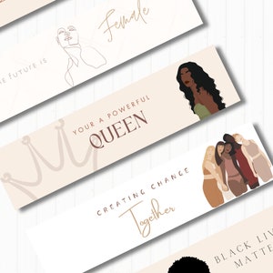 Black Girl Magic Linkedin Banners | Empowering Designs (digital ...