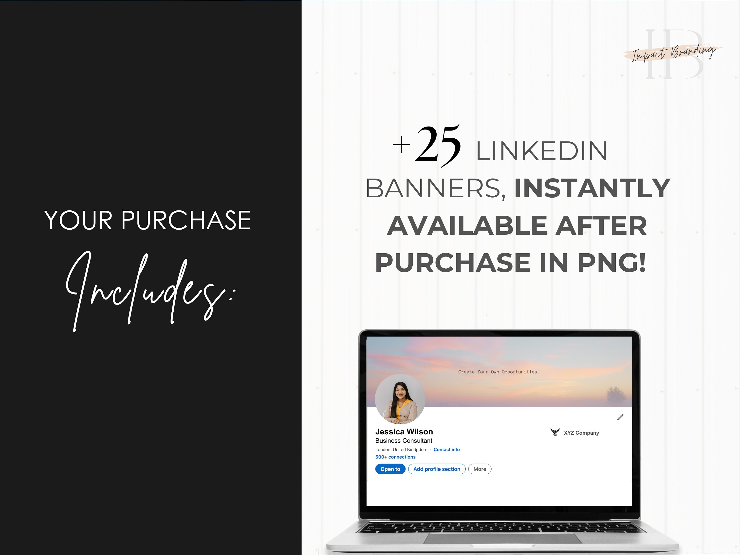 Linkedin Banner Mega Bundle: 25+ Stylish Designs | Linkedin ...