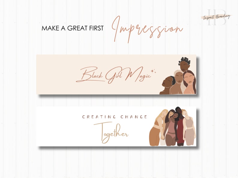 Black Girl Magic Linkedin Banners | Empowering Designs (digital ...