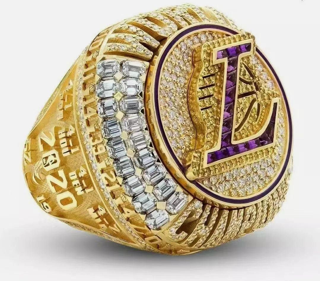 New 4 Ring Pcs LeBron James Championship Rings Heat Cavaliers LA Lakers  With Box