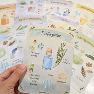 Fairy Potion Mud Kitchen Recipe Cards, Magic Fairy Potion Cards, Outdoor Role Play, Dramatic Play, Outdoor Play, Nature Play, Forest School