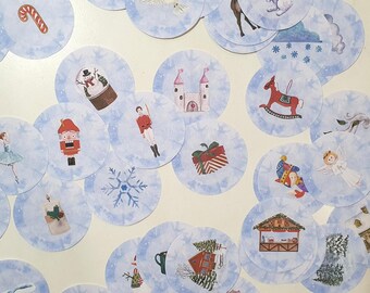 Winter Storytelling Cards, Printable Story Tokens, Imaginative Play, Christmas Story Building Activity, Nutcracker Christmas Story Cards