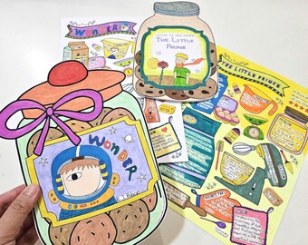 Recipe Style Book Report and Cover Design, Cookie Jar, Book Review Craftivity, Reading Response, Graphic Organizers, Literary Genres Review
