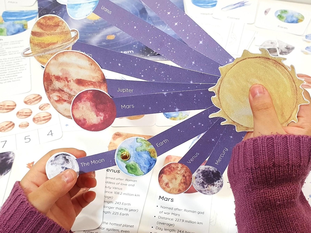 Solar System Activity Pack, Space Unit Study, Solar System Model and ...