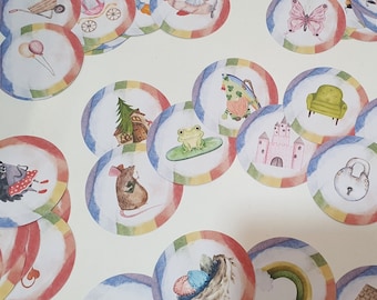 Spring Storytelling Cards, Printable Story Tokens, Imaginative Play, Story Building Activity, St Patrick's Day & Easter Magical Story Cards