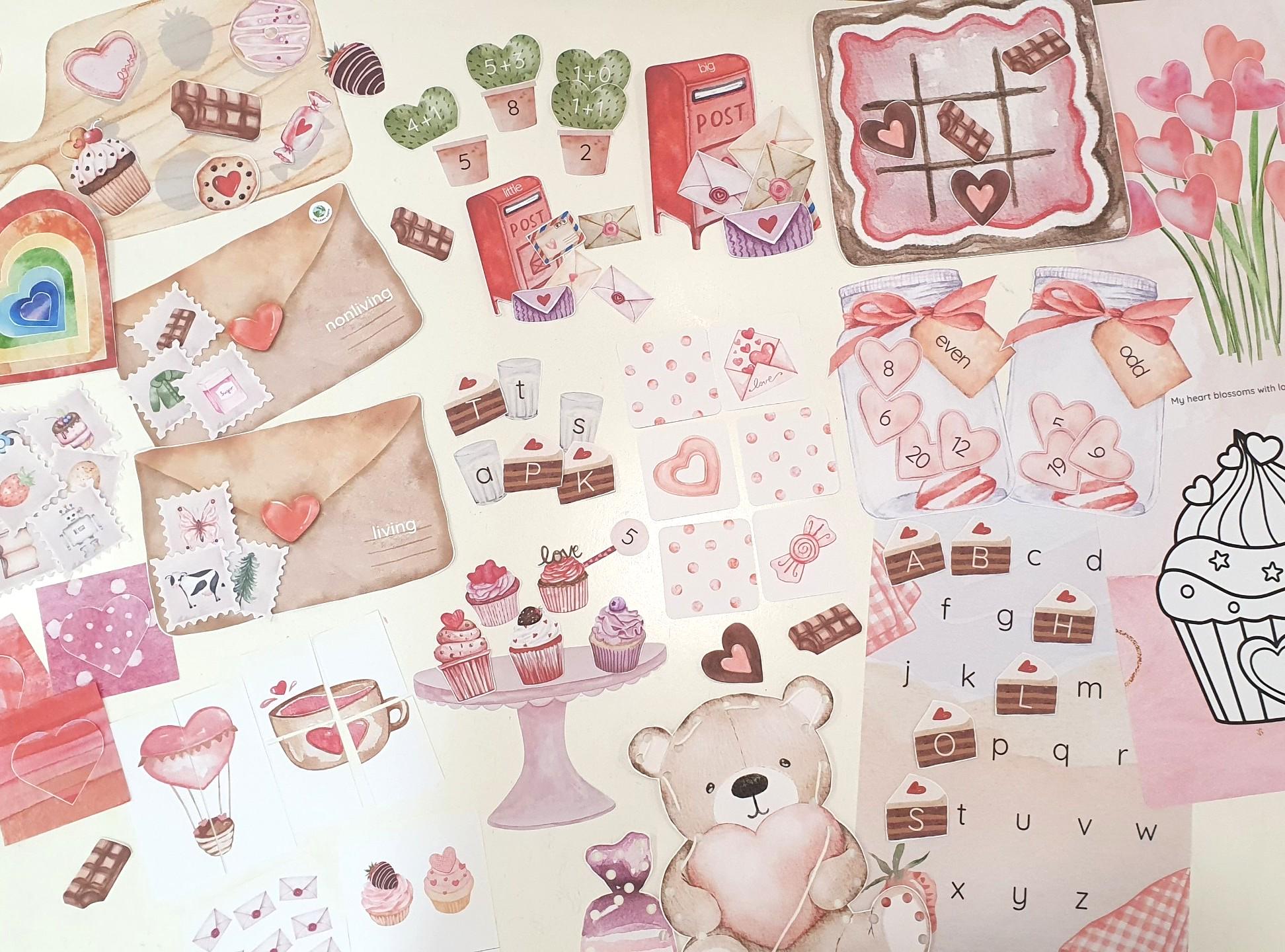 Valentine Activity Pack, Valentine’s Day Sorting & Matching Games ...