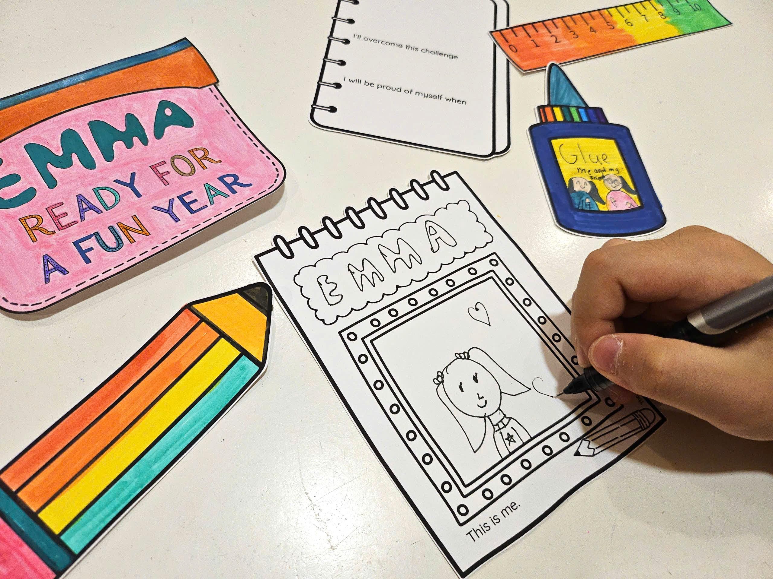 My Backpack Craft, All About Me, Goal Setting, Back to School, End of ...