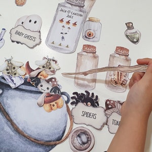 Halloween Lab Dramatic Playset, Witch’s Kitchen Pretend Play, Halloween Imaginative Play, Money Math, Fall Themed Play, Kids Pretend Play