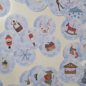 Cartões de histórias de inverno, fichas de histórias para imprimir, brincadeiras imaginativas, atividades de construção de histórias de Natal, cartões de histórias de Natal do quebra-nozes