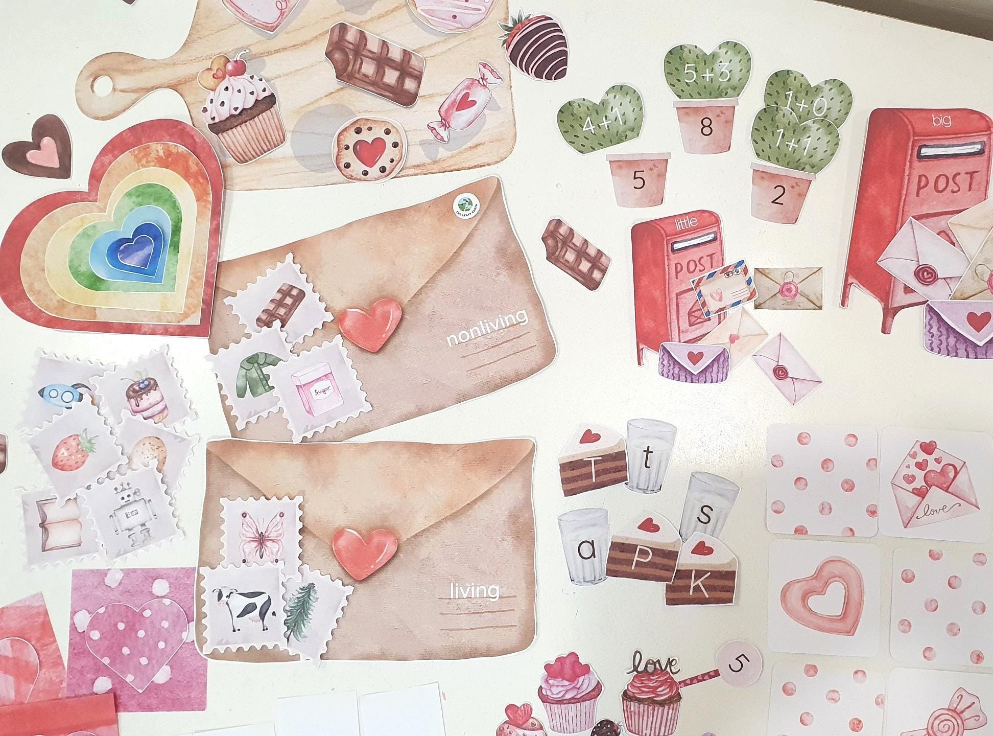 Valentine Activity Pack, Valentine’s Day Sorting & Matching Games ...