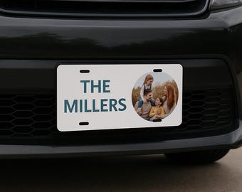Custom Sublimation License Plate | Personalized Car Tag | Photo or Name Plate | Lightweight Aluminum