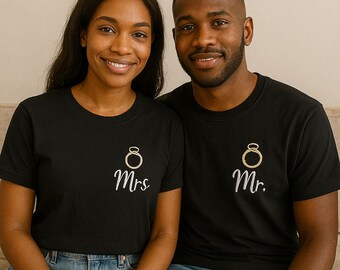 Camiseta bordada personalizada / Camiseta con nombre personalizado / Camiseta con monograma / Regalo para él y ella