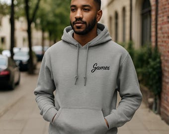 Embroidered Hoodie | Personalized Name Sweatshirt | Custom Monogram Top