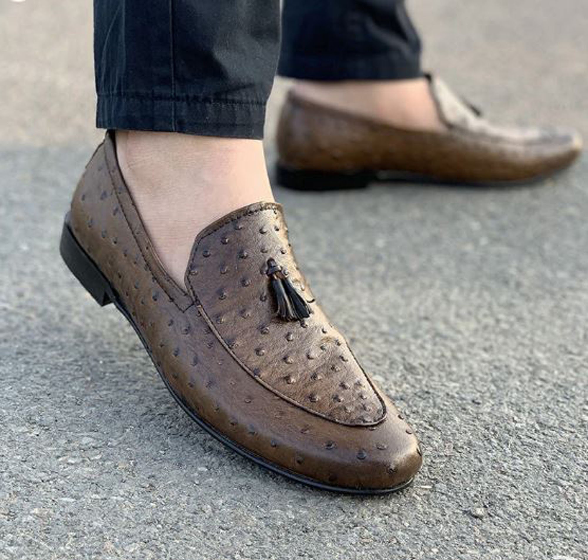 Zapatos de avestruz Etsy M xico