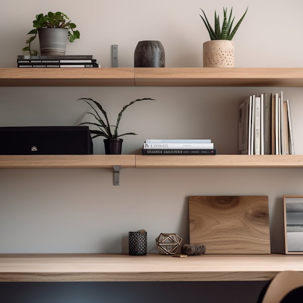 Modern Cozy Professional Office Shelf Zoom/Streaming Background