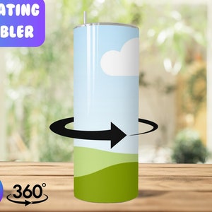 20 Oz Canva Rotating Tumbler Animation Mockup | Drag and Drop Rotating Tumbler Mockup | Spinning Tumbler Mockup | Animated Video Mockup