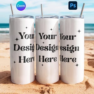 20oz Tumbler Mockup, Canva Drag and Drop, Photoshop Tumbler Mockup, PSD Tumbler Mockup, 20oz Canva Drag and Drop, Canva Template Mockup
