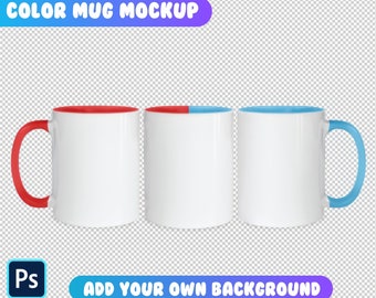 11oz Mug Full Wrap Mockup | 11oz Mug Mockup | PSD Mug Mockup | 3 Mug Mockup | Mug Sublimation Wrap Mockup | PSD Mug Mockup, Smart Object Mug