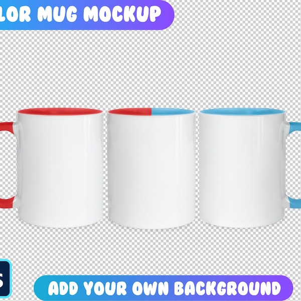 11oz Mug Full Wrap Mockup | 11oz Mug Mockup | PSD Mug Mockup | 3 Mug Mockup | Mug Sublimation Wrap Mockup | PSD Mug Mockup, Smart Object Mug