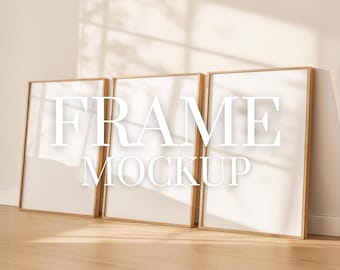 Maqueta de 3 marcos, maqueta de marco PSD, maqueta de triple marco, maqueta de marco DIN A, maqueta de varios marcos, maqueta de marco minimalista