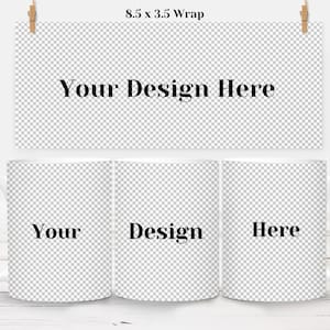 11oz Mug Full Wrap Mockup | Canva Mug Mockup | PSD PNG Mug Mockup | 3 Mug Mockup | Mug Sublimation Wrap Mockup  | Mug Mockup PNG Overlay