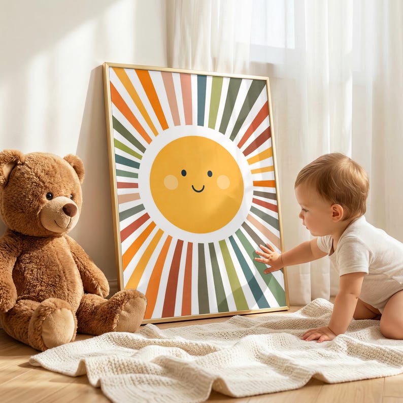 100 x mock-upbundel voor kinderkamerlijst: canva slepen en neerzetten, DIN A-verhouding (digitale download) afbeelding 11