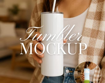 20 oz Becher Mockup, Canva Ziehen und ablegen, PSD PNG 500 ml Becher Mockup, Photoshop Smart Objekt Mockup, Becher in der Hand Mockup
