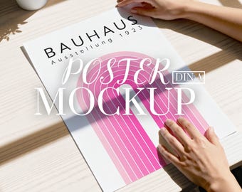 Poster Mockup: PSD Smart Object, DIN A/ISO Size, Poster Mockup (Digital Download)