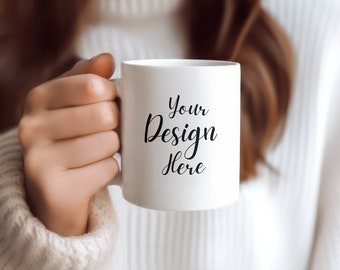 11oz White Mug Mockup | Coffee Mug Mockup | 11 Oz Coffee Mug Mock up | Mug Mockup PSD JPG | Blank Mug | Lifestyle Mockup | Sublimation Mug