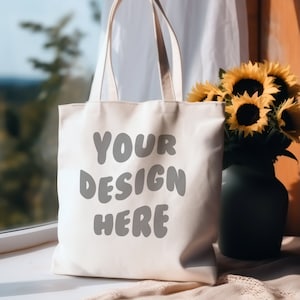 Tote Bag Mockup, Natural Canvas Tote Bag Mockup, White Tote Bag Mockup JPG, Natural Tote Mockup, Canva Tote Bag Mockup, Shopping Bag Mockup