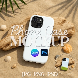 Tough Case Mockup Bundle, Phone Case Mockup, Printify Tough Phone Case Mockup, Canva Phone Case Mockup, iPhone Case Mockup, Case Mockup