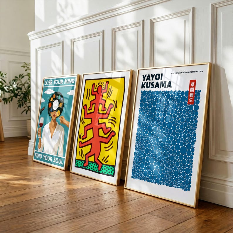 80x Gallery Frame Mockup Bundle: PSD Smart Objects, Canva Drag and Drop (Digital Download) image 17