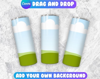 Canva Drag and Drop 20oz Tumbler Mockup, Canva Tumbler Template, Tumbler Mockup Canva, 20oz Tumbler Mockup, Tumbler Sublimation Mockup