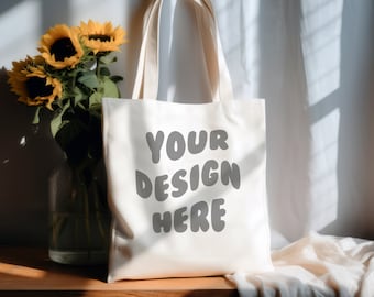 Tote Bag Mockup, Natural Canvas Tote Bag Mockup, JPG White Tote Bag Mockup, Natural Tote Mockup, Canva Tote Bag Mockup, Shopping Bag Mockup