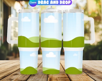 40Oz Tumbler Mockup Drag and Drop, Canva Tumbler Mockup, 40oz Quencher Mockup, Tumbler Template, Full Wrap Mockup, Tumbler Mockup