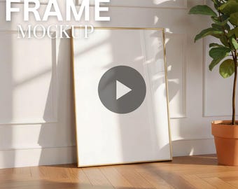 Maqueta de fotograma de vídeo, maqueta de objeto inteligente PSD, maqueta de fotograma de vídeo, maqueta de fotograma animado, maqueta de arte mural, maqueta de marco DIN A