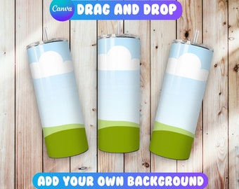 Canva Drag and Drop 20oz Tumbler Mockup, Canva Tumbler Template, Tumbler Mockup Canva, Tumbler Sublimation Mockup, Tumbler Mockup 20oz